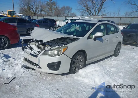 2013 Subaru Impreza 2.0I Sport Premium из США, поврежденный, VIN JF1GPAL67DG835080